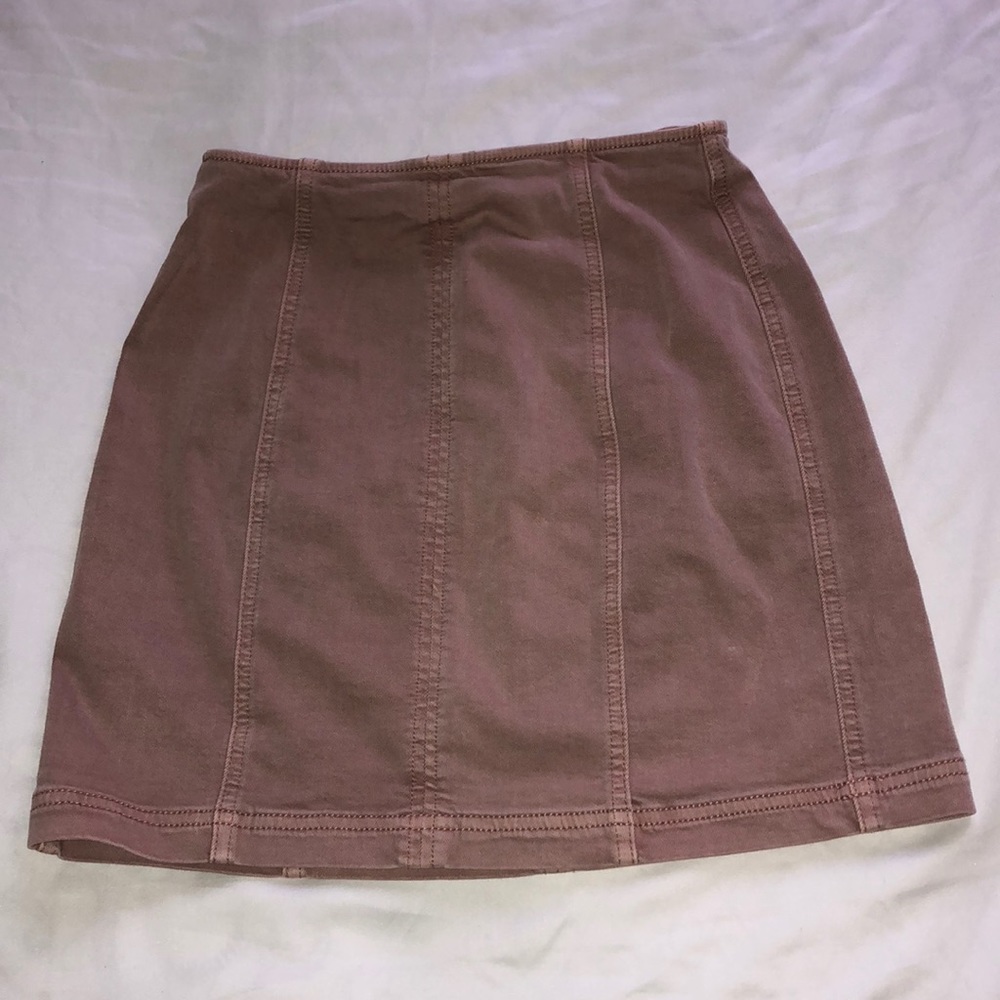kendall&kylie pink denim skirt